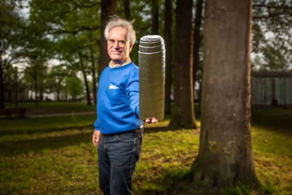 Dorpelstrip (Borstel) voor effen vloeren – Wit
