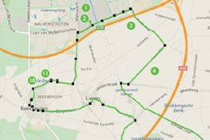Energieke fietsroute